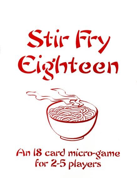 Stir Fry Eighteen (2015) Board Game