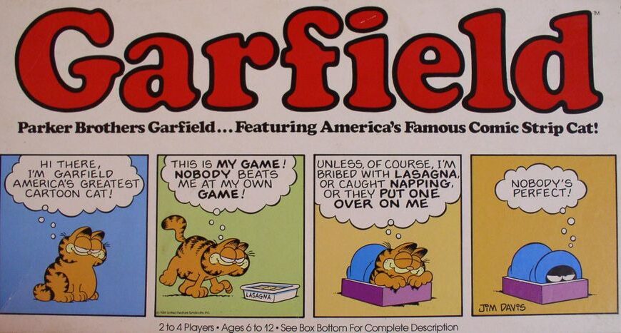 Garfield (1981) Board Game