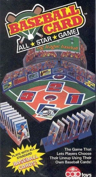 Baseball Card All Star Game (1987) Board Game