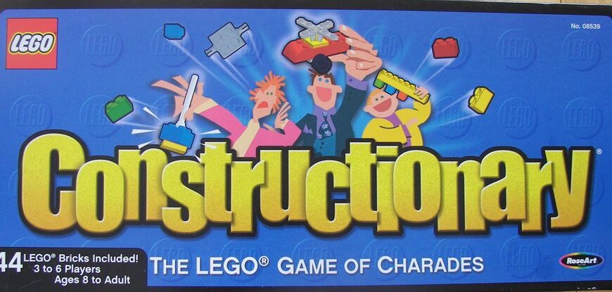 LEGO Constructionary Game (1999) Board Game