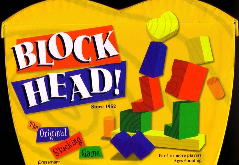 Blockhead! (1952) Board Game