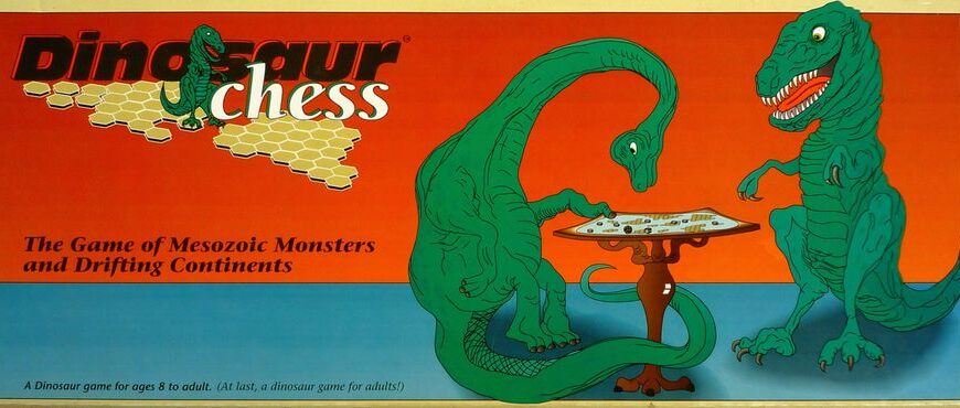 Dinosaur Chess (1993) Board Game