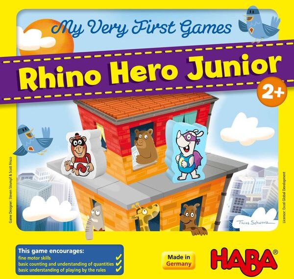 My Very First Games: Rhino Hero Junior (2020) Board Game