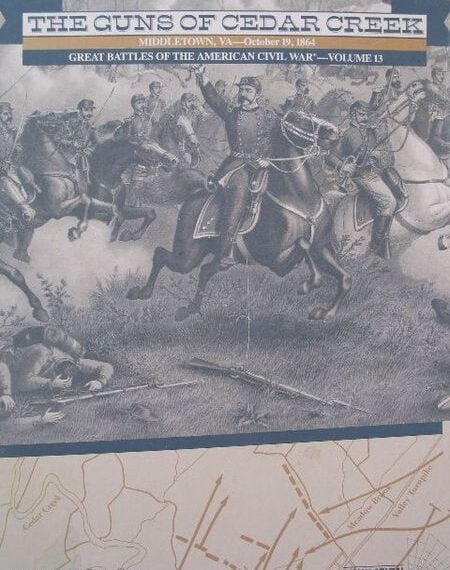 The Guns of Cedar Creek (1989) Board Game