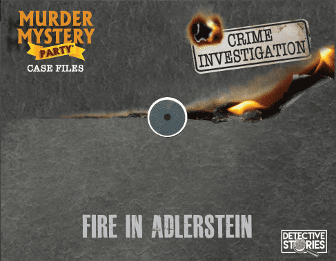 Murder Mystery Party Case Files: Fire in Adlerstein (2018) Board Game