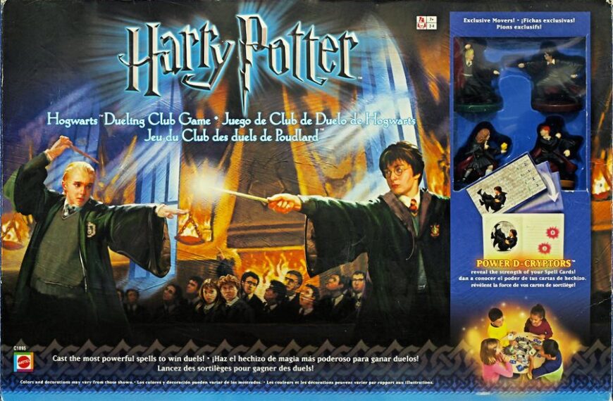 Harry Potter Hogwarts Dueling Club Game (2004) Board Game