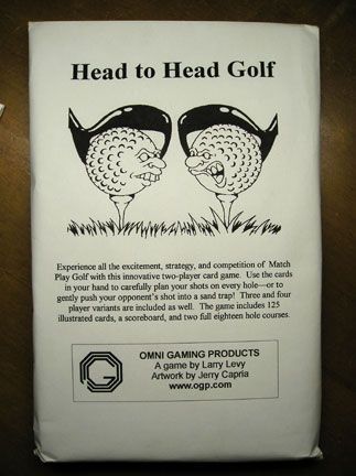 Head to Head Golf (2001) Board Game