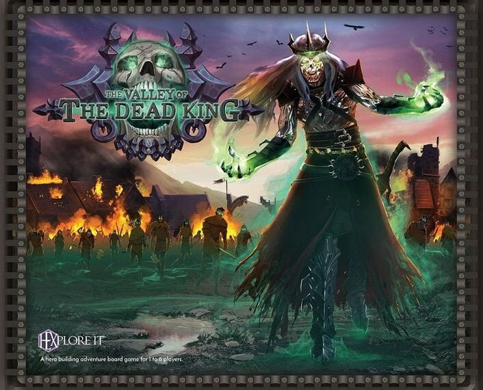 HEXplore It: The Valley of the Dead King (2017) Board Game