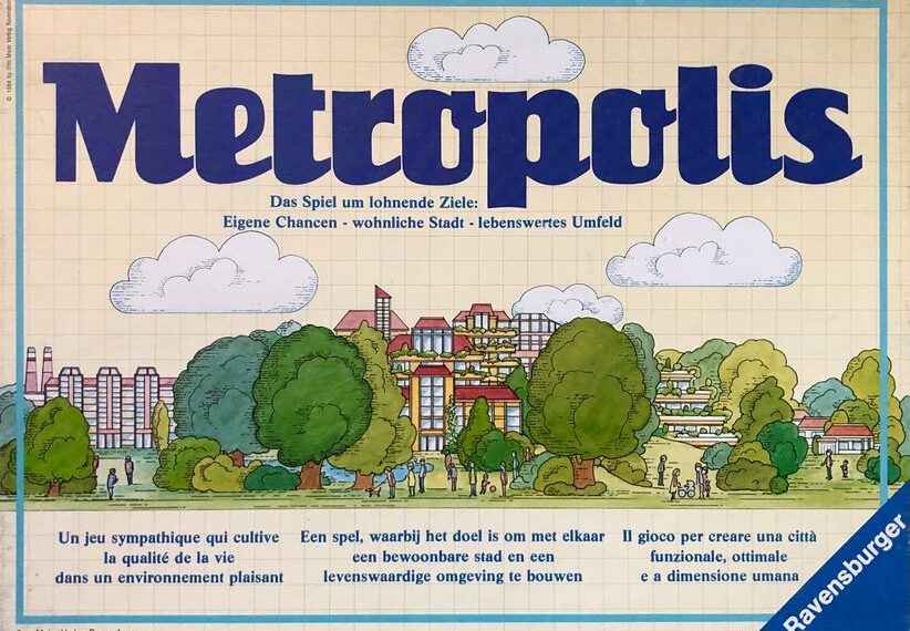 Metropolis (1984) Board Game