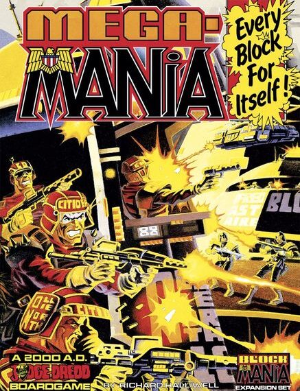 Block Mania: Mega-Mania (1987) Board Game