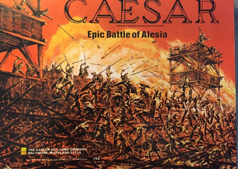 Caesar: Epic Battle of Alesia (1976) Board Game