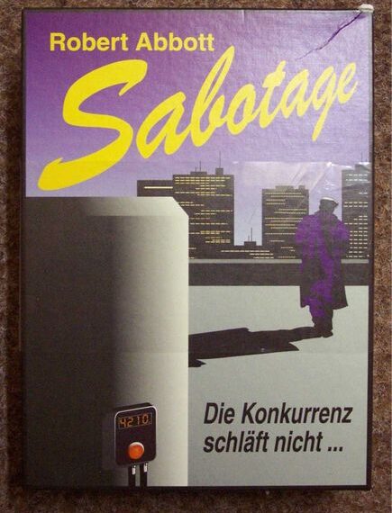 Sabotage (1963) Board Game