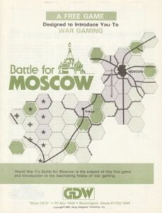 Battle for Moscow (1986) Board Game