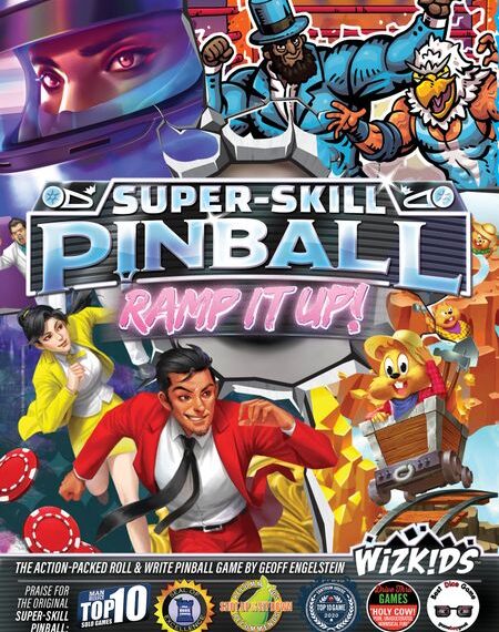 Super-Skill Pinball: Ramp it Up! (2021) Board Game