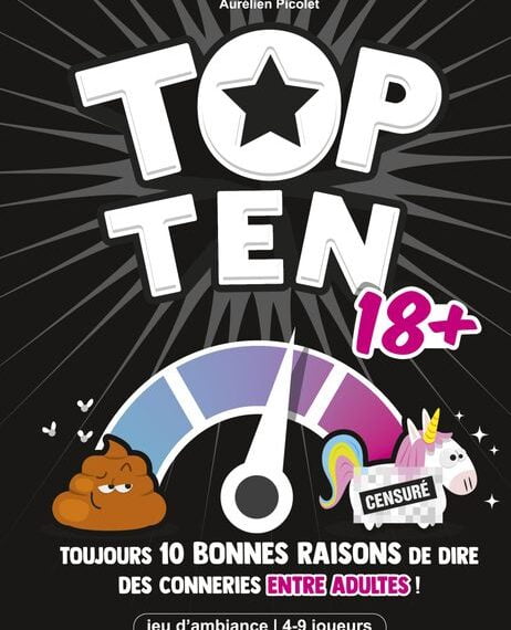 Top Ten 18+ (2021) Board Game