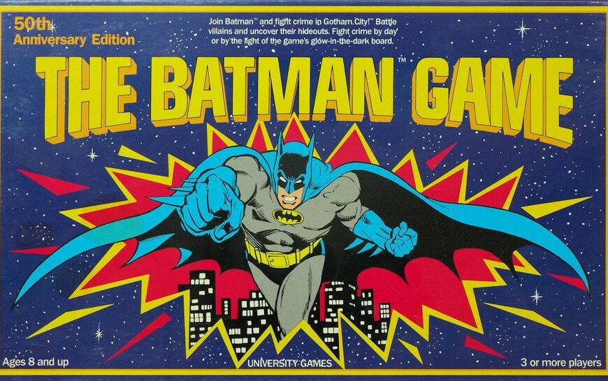 The Batman Game (1989) Board Game
