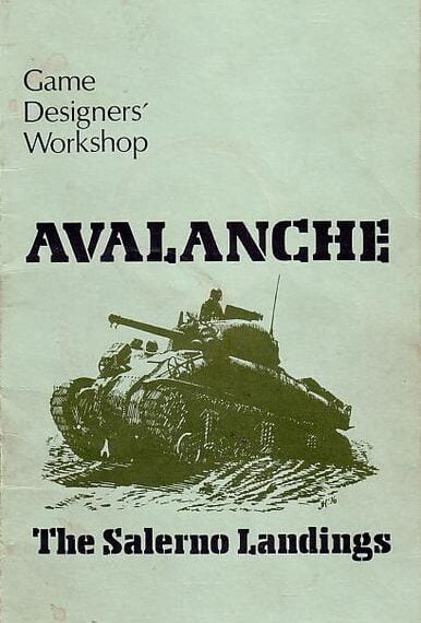 Avalanche: The Salerno Landings (1976) Board Game