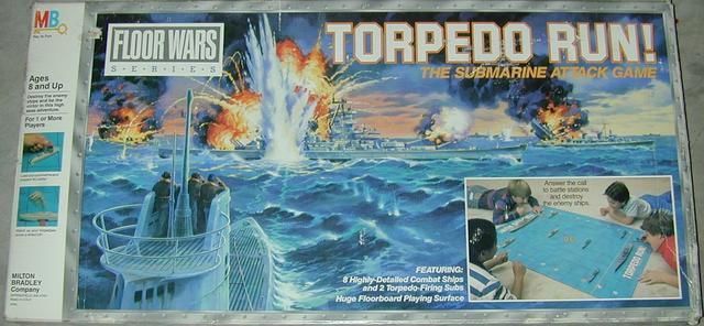 Torpedo Run! (1986) Board Game