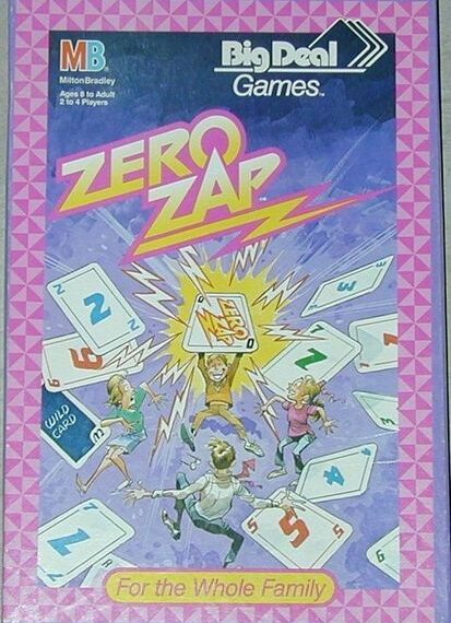 Zero Zap (1987) Board Game