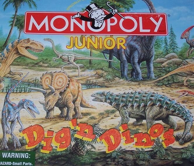 Monopoly Junior: Dig ‘n Dinos (2001) Board Game