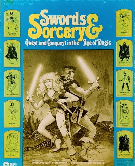 Swords & Sorcery: Quest and Conquest in the Age of Magic (1978) Board Game
