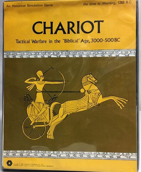 Chariot: Tactical Warfare in the “Biblical” Age, 3000-500 BC (1975) Board Game