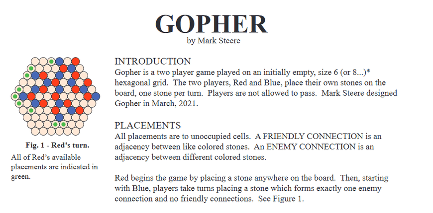 Gopher (2021) Board Game