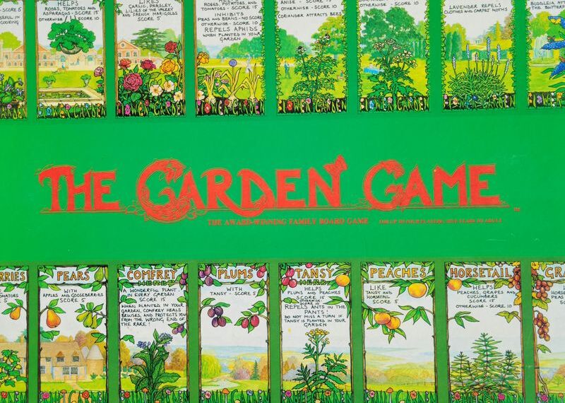 The Garden Game (1980) Board Game