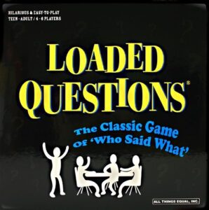 Loaded Questions (1997) Board Game