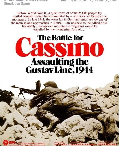 The Battle for Cassino: Assaulting the Gustav Line, 1944 (1978) Board Game