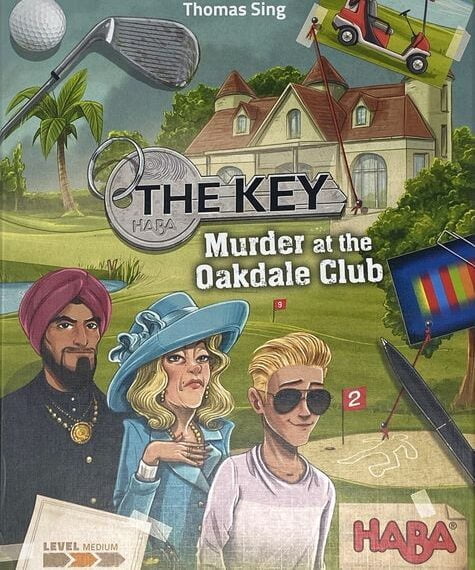 The Key: Murder at the Oakdale Club (2020) Board Game