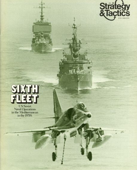 Sixth Fleet: US/Soviet Naval Operations in the Mediterranean in the 1970’s (1975) Board Game