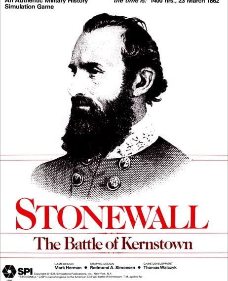 Stonewall: The Battle of Kernstown (1978) Board Game