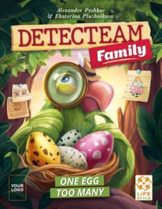 Detecteam Family: One Egg Too Many (2021) Board Game