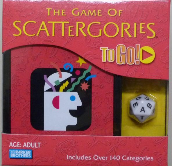 Scattergories To Go (2007) Board Game