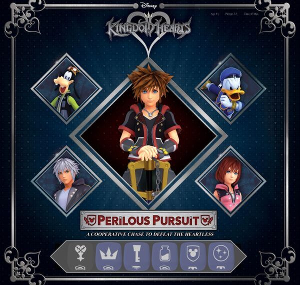Disney’s Kingdom Hearts Perilous Pursuit (2021) Board Game