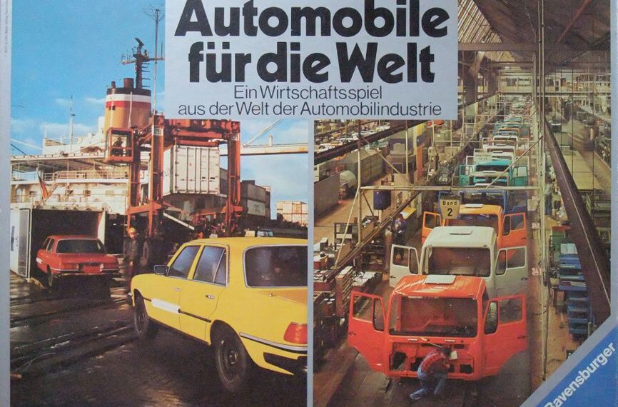 Automobile für die Welt (1977) Board Game