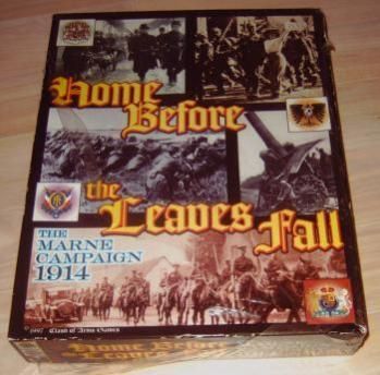 Home Before the Leaves Fall: The Marne Campaign 1914 (1997) Board Game
