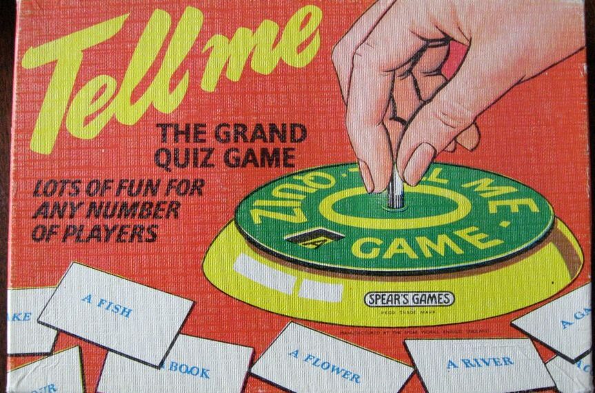 Tell Me: The Grand Quiz Game (1933) Board Game