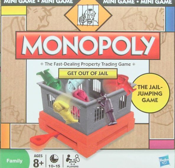 Monopoly Get Out of Jail Mini Game (2009) Board Game