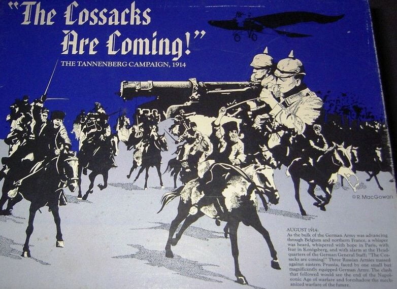 The Cossacks Are Coming!: The Tannenberg Campaign, 1914 (1982) Board Game