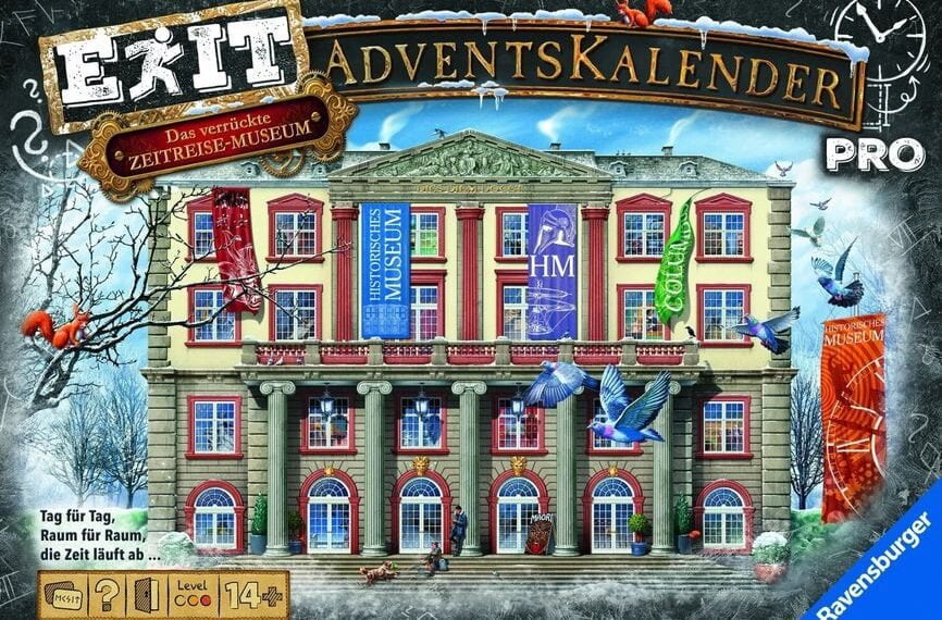 Exit Adventskalender pro: Das verrückte Zeitreise-Museum (2021) Board Game