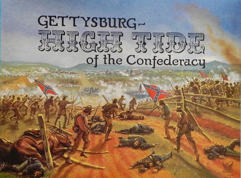 Gettysburg: High Tide of the Confederacy (1982) Board Game