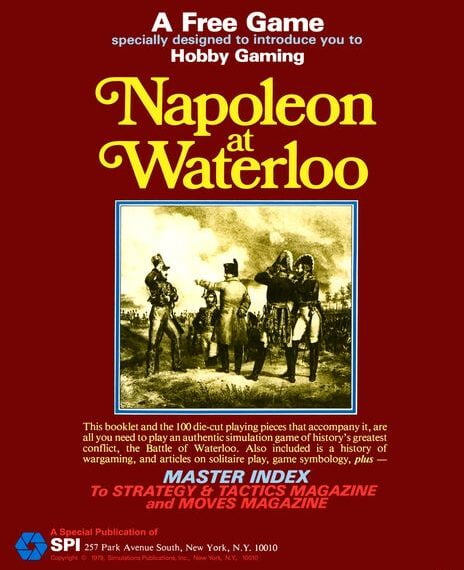 Napoleon at Waterloo (1971) Board Game