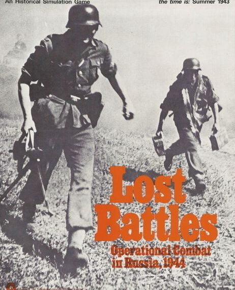 Lost Battles: Operational Combat in Russia (1971) Board Game