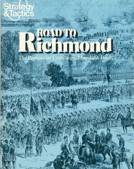 Road to Richmond: The Peninsular Campaign, May-July, 1862 (1977) Board Game