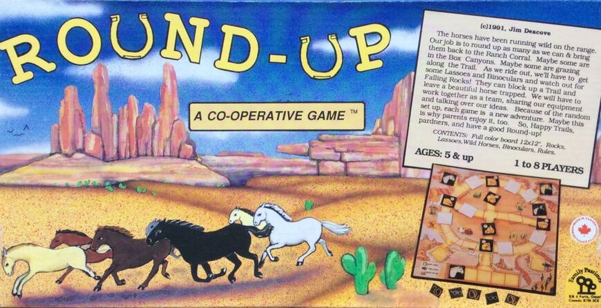 Round-Up (1991) Board Game