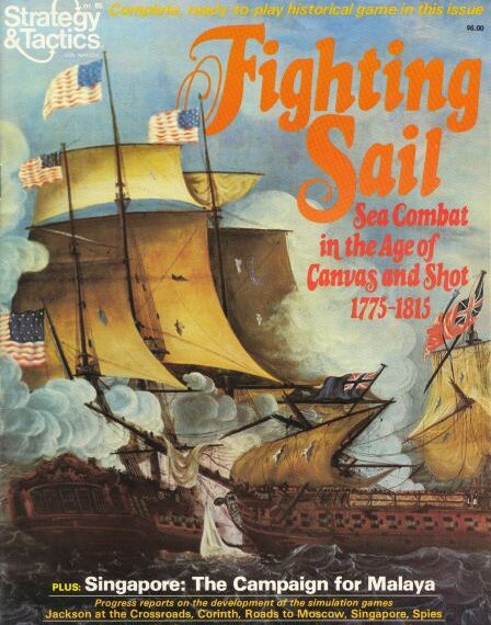Fighting Sail: Sea Combat in the Age of Canvas and Shot 1775-1815 (1981) Board Game