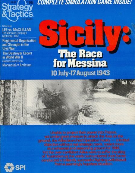Sicily: The Race for Messina (1981) Board Game