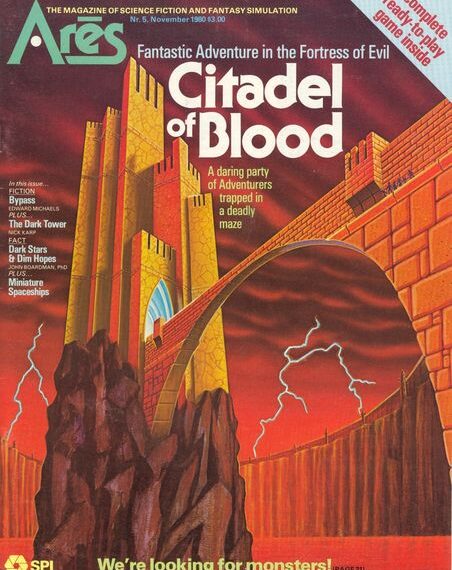 Citadel of Blood (1980) Board Game
